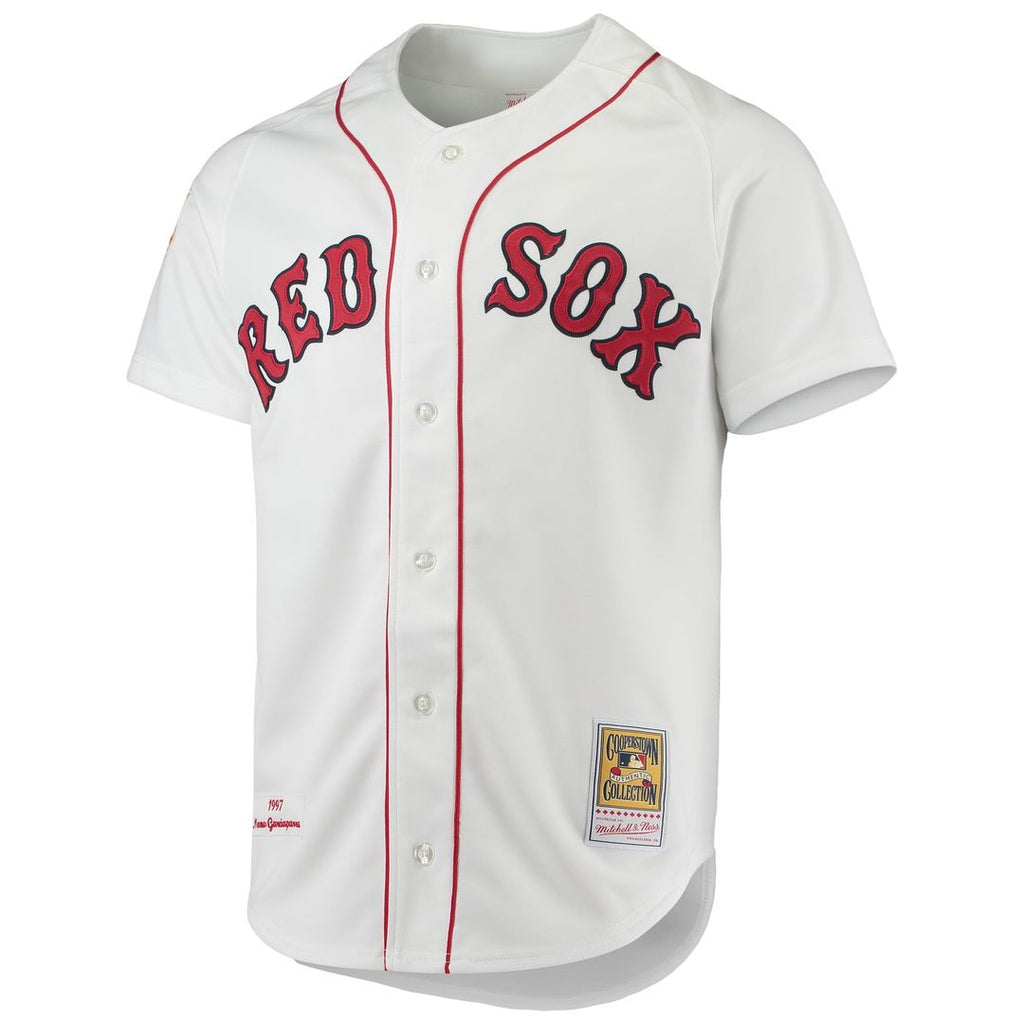 Nomar Garciaparra Boston Red Sox Mitchell & Ness 1997 Cooperstown Collection Authentic Jersey - White | MLB Fan Gear