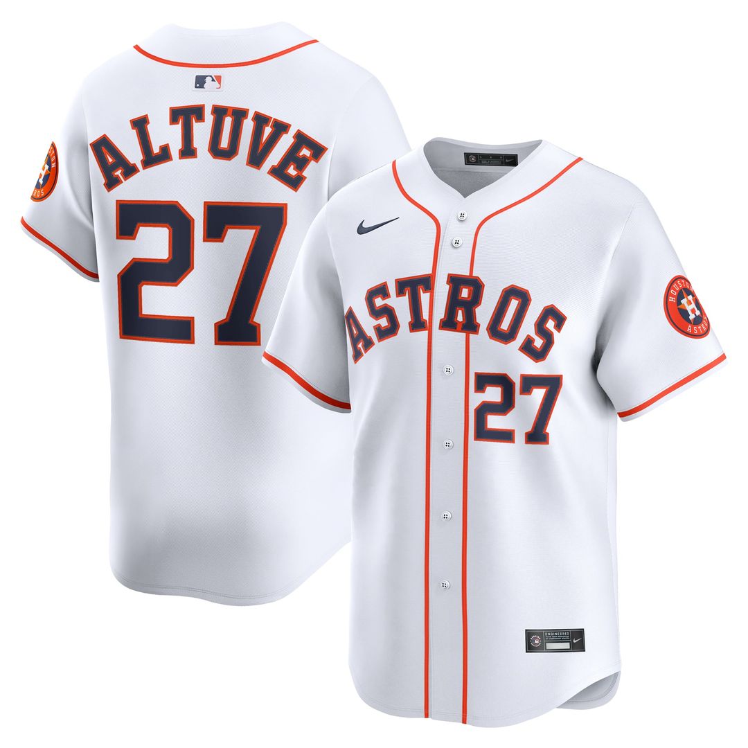 Jose Altuve Houston Astros Nike Home Limited Player Jersey - White | MLB Fan Gear