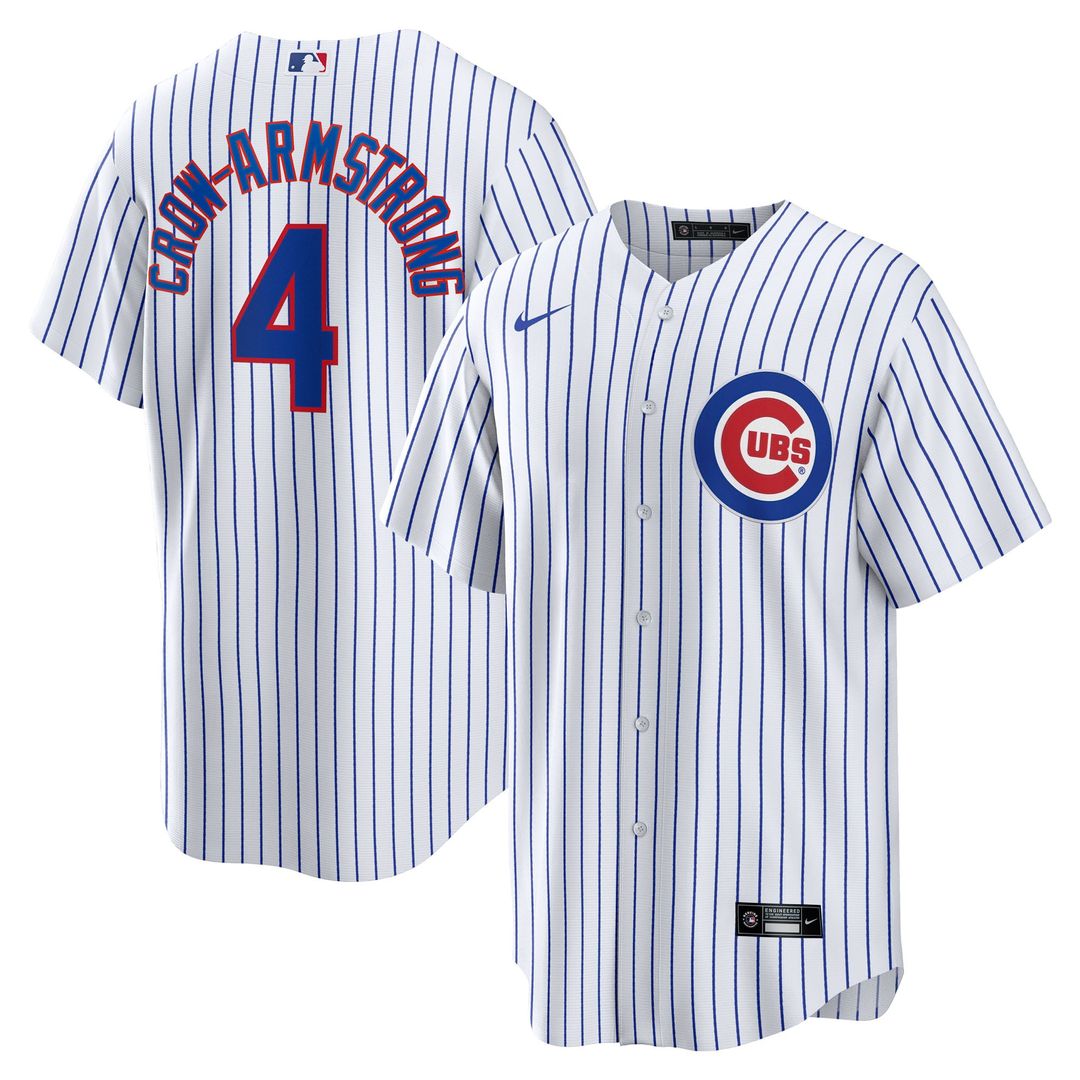 Pete Crow-Armstrong Chicago Cubs Nike Home Replica Jersey - White | MLB Fan Gear