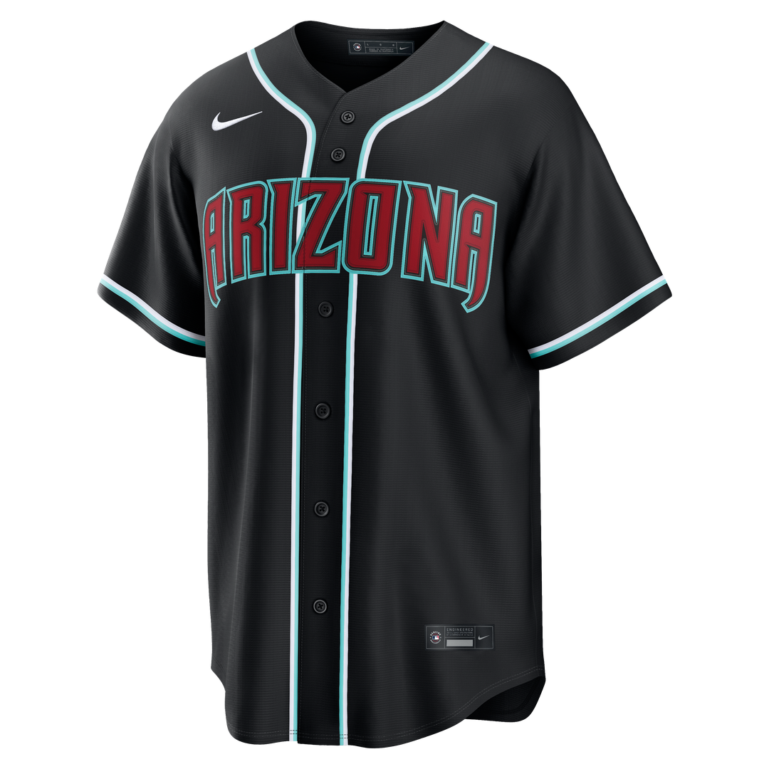 Arizona Diamondbacks Nike Fashion Replica Black Out Jersey | MLB Fan Gear