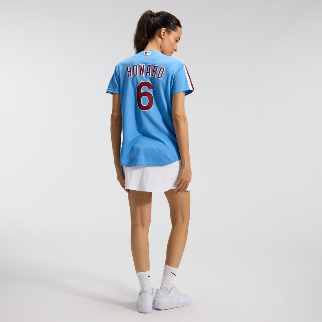 Ryan Howard Philadelphia Phillies Nike Women's Replica Jersey - Light Blue | MLB Fan Gear