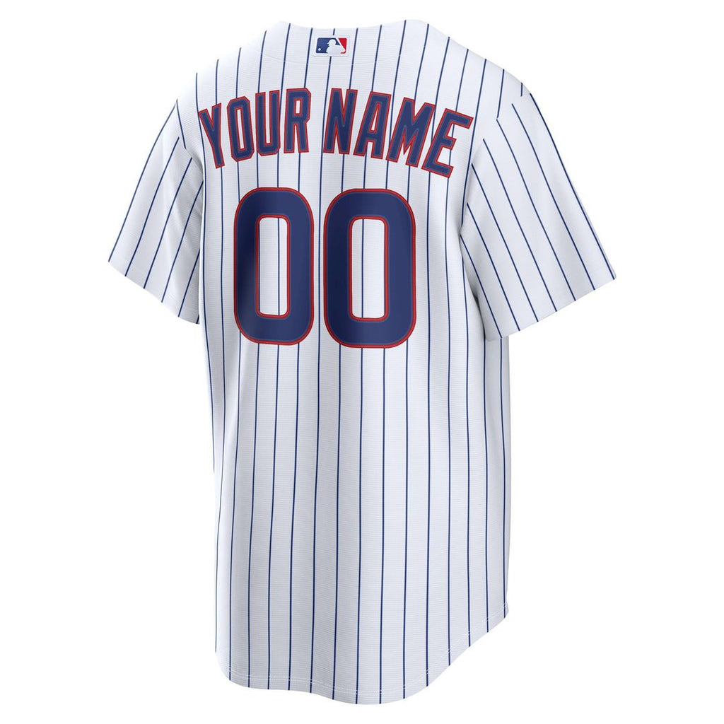 Chicago Cubs Nike Home Replica Custom Jersey - White | MLB Fan Gear