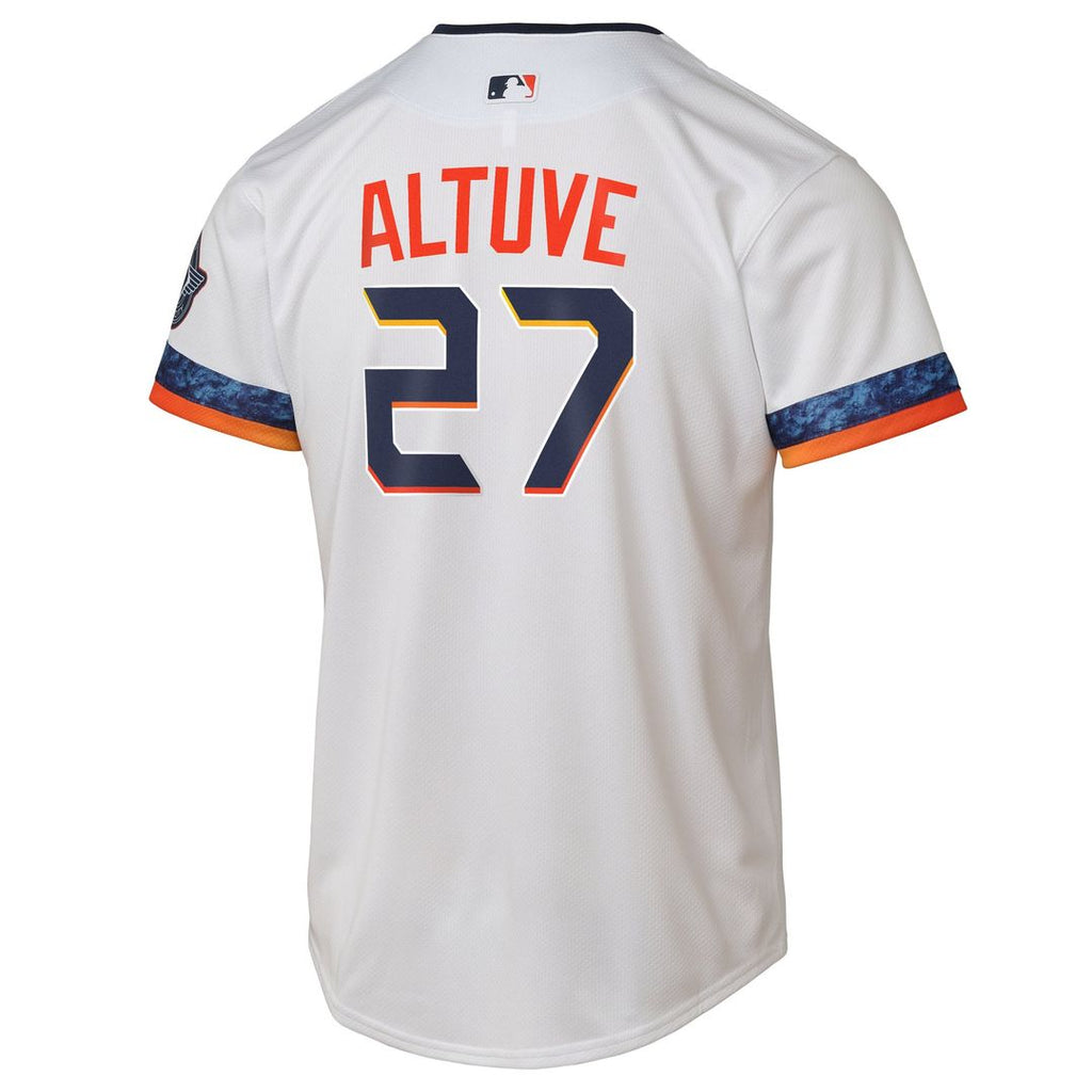 Jose Altuve Houston Astros Nike Youth 2025 City Connect Limited Player Jersey - White | MLB Fan Gear