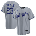 Kyle Tucker Los Angeles Dodgers Nike Road Replica Jersey - Gray | MLB Fan Gear