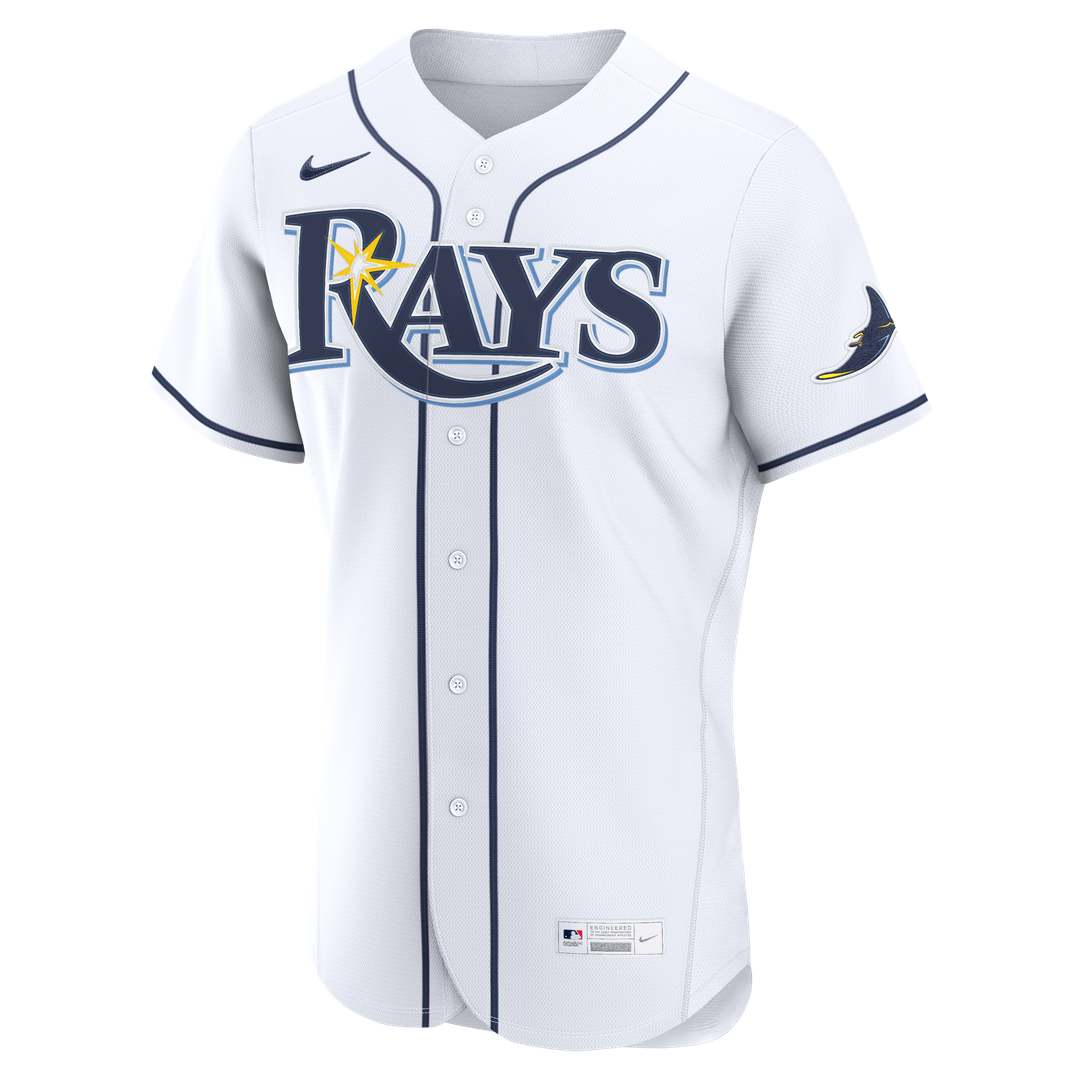 Tampa Bay Rays Nike Home Authentic Custom Jersey - White | MLB Fan Gear