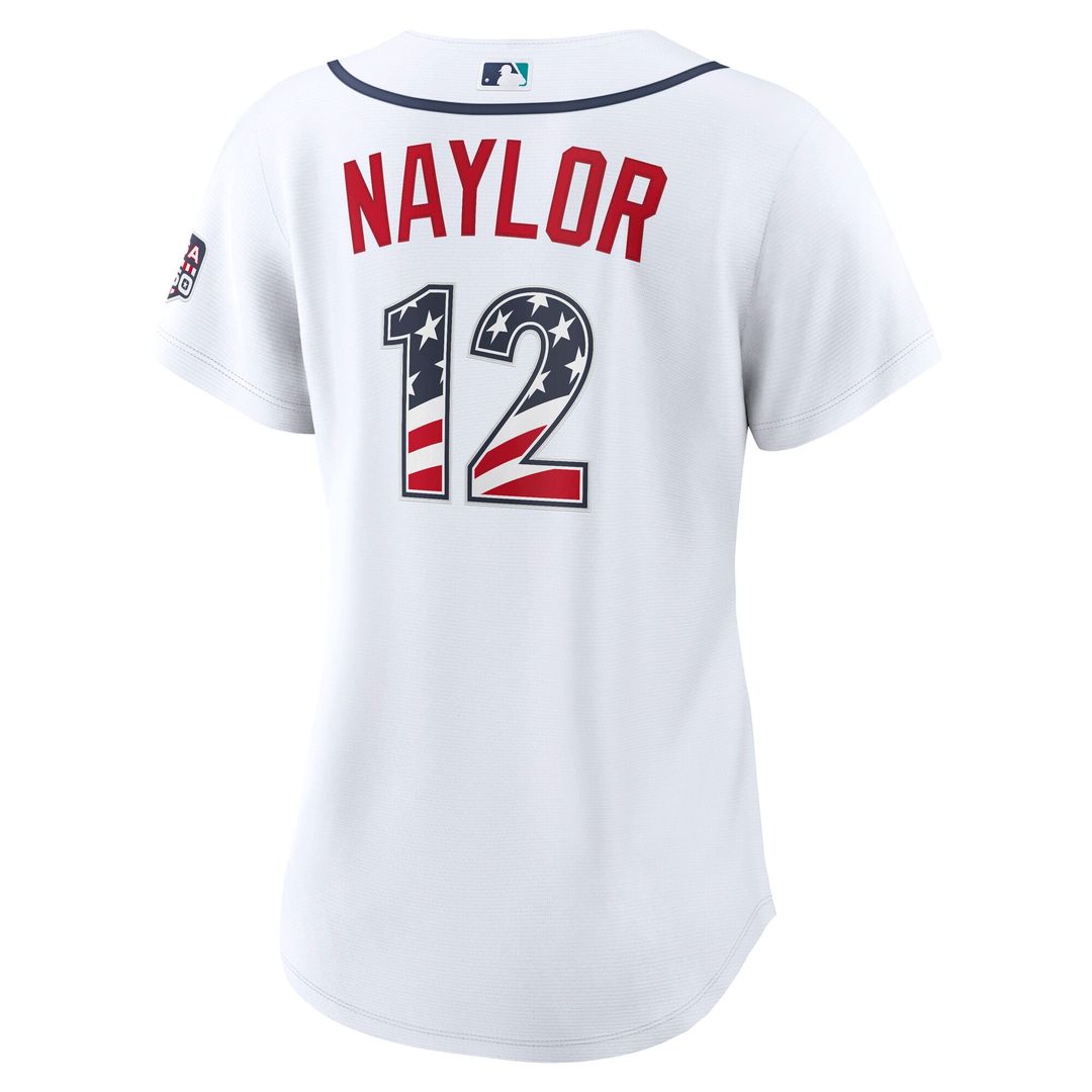 Josh Naylor Seattle Mariners Nike Women's USA 250 Fourth of July Home Stadium Jersey - White | MLB Fan Gear
