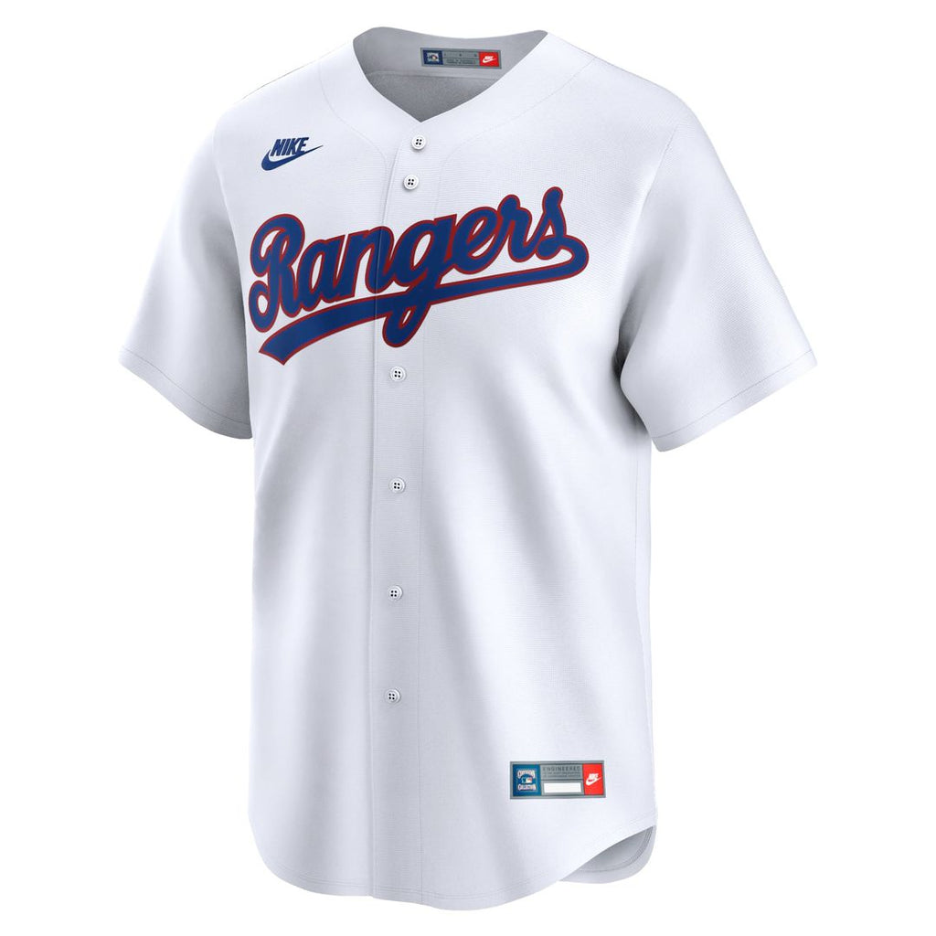 Texas Rangers Nike Cooperstown Collection Limited Jersey - White | MLB Fan Gear