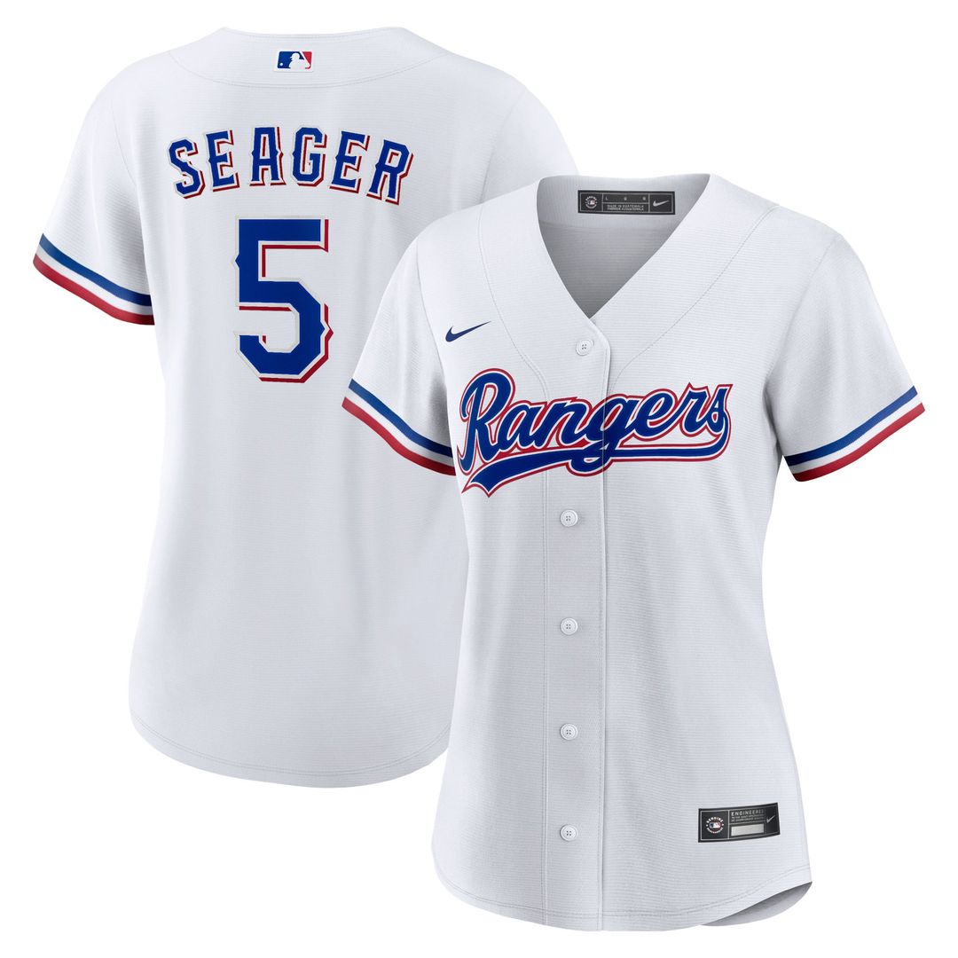 Corey Seager Texas Rangers Nike Women's Home Replica Player Jersey - White | MLB Fan Gear