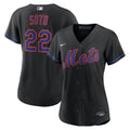 Juan Soto New York Mets Nike Women's Alternate Replica Jersey - Black | MLB Fan Gear