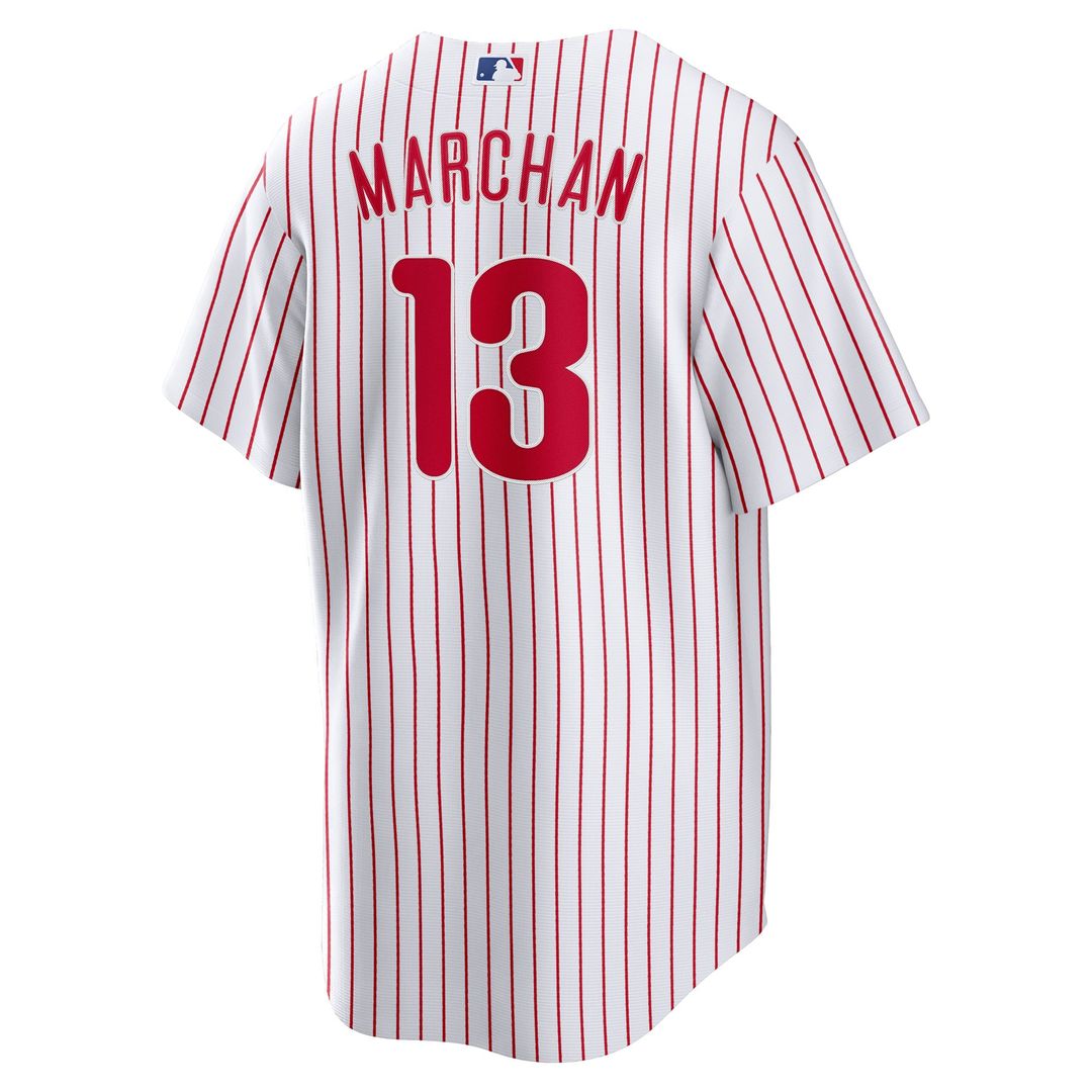 Rafael Marchán Philadelphia Phillies Nike Home Replica Jersey - White | MLB Fan Gear