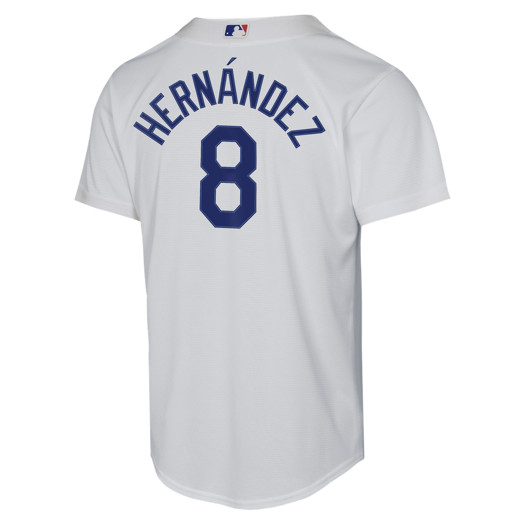 Enrique Hernández Los Angeles Dodgers Nike Youth Home Baseline Jersey - White | MLB Fan Gear