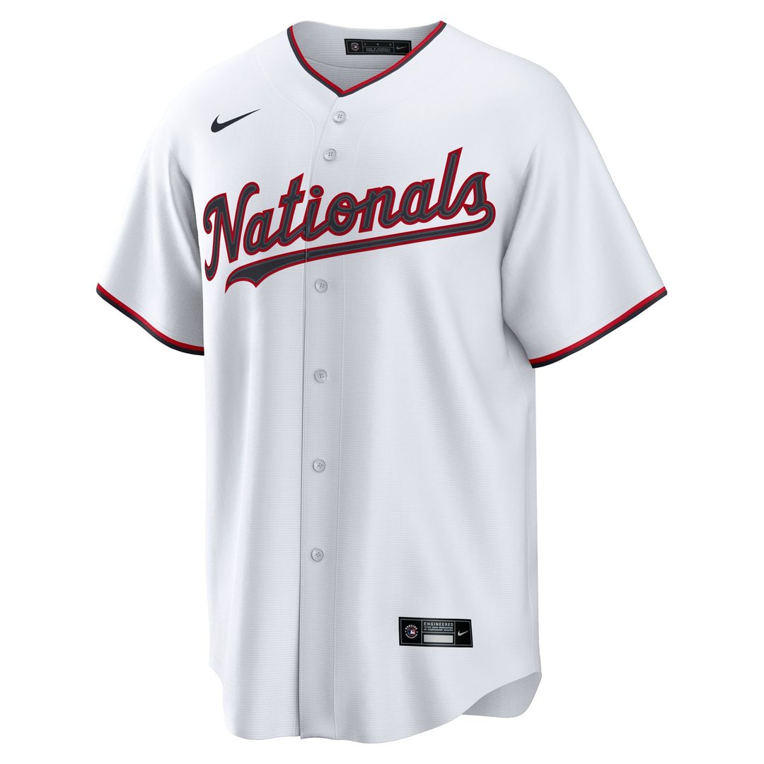 James Wood Washington Nationals Nike Home Replica Jersey - White | MLB Fan Gear