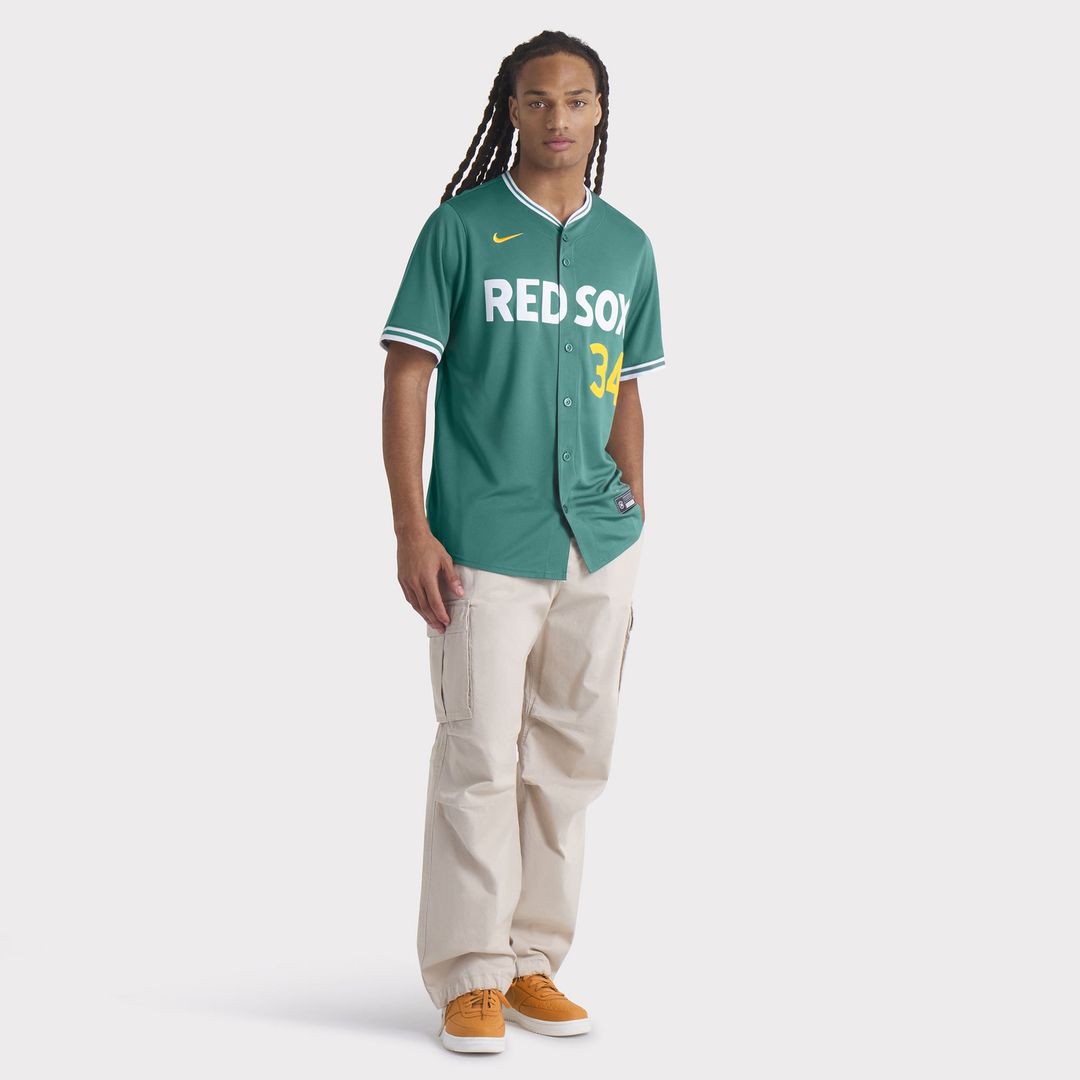 David Ortiz Boston Red Sox Nike 2025 City Connect Limited Retired Player Jersey - Green | MLB Fan Gear