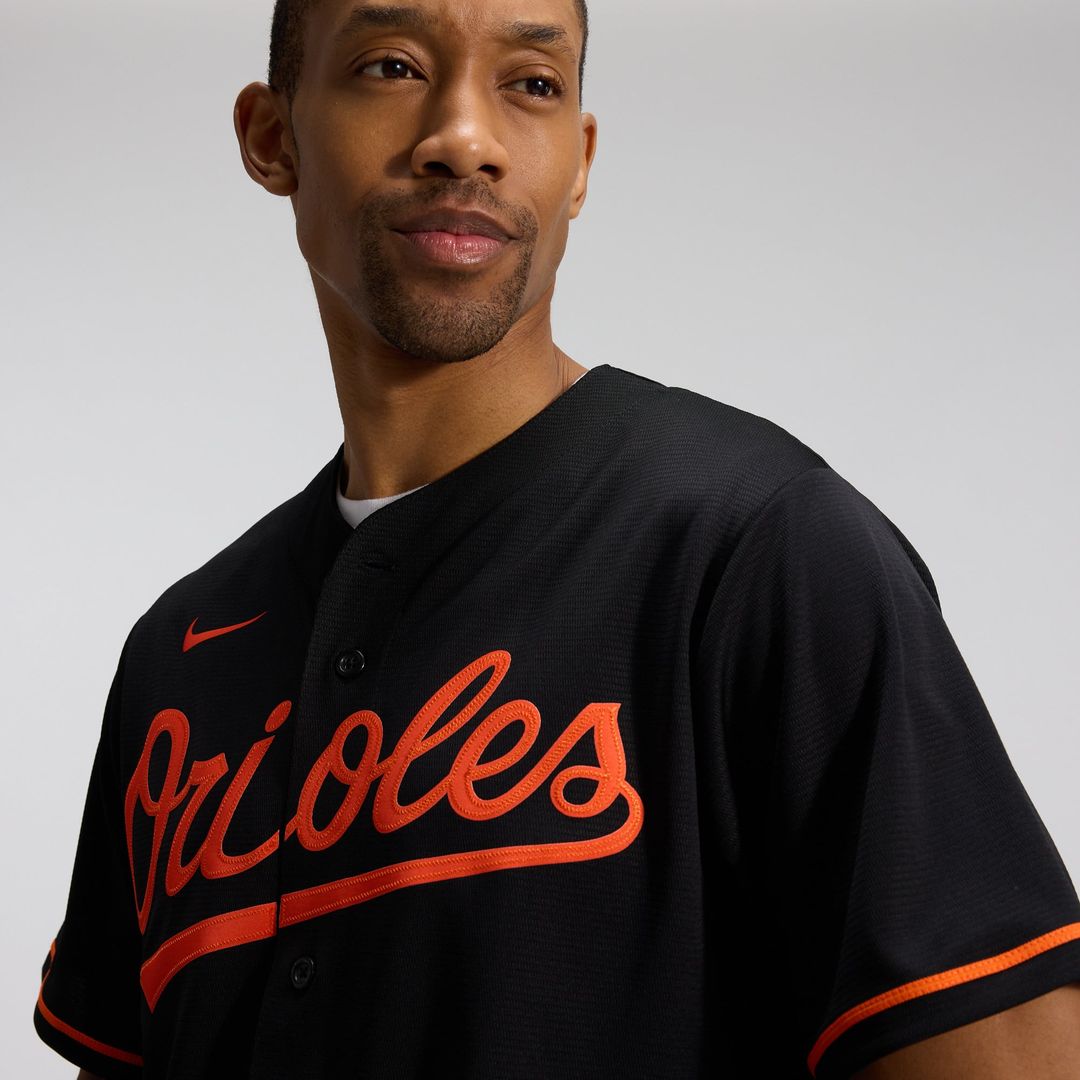 Baltimore Orioles Nike Alternate Replica Team Jersey - Black | MLB Fan Gear