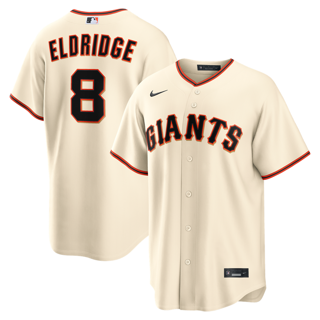 Bryce Eldridge San Francisco Giants Nike Home Replica Jersey - Cream | MLB Fan Gear