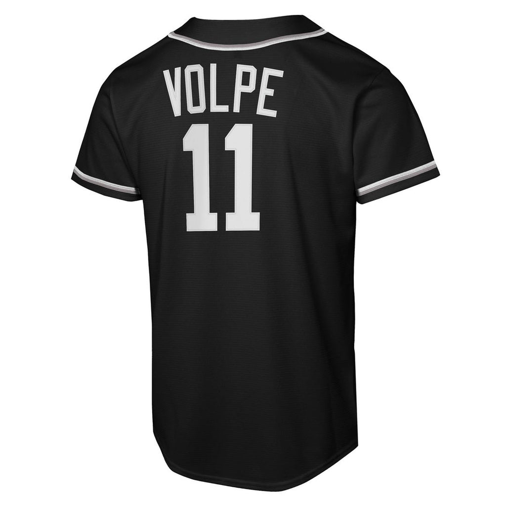 Anthony Volpe New York Yankees Nike Youth Fashion Replica Player Jersey - Black | MLB Fan Gear