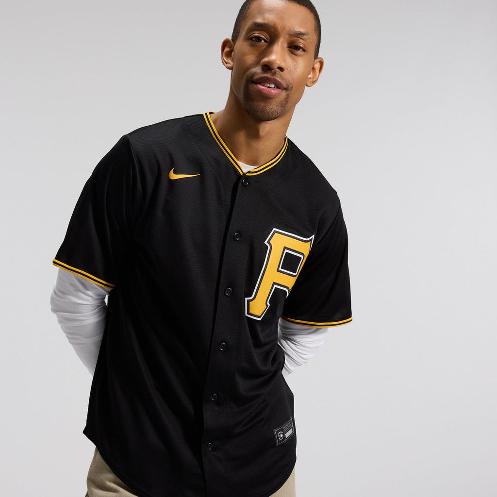 Pittsburgh Pirates Nike Alternate Replica Team Jersey - Black | MLB Fan Gear