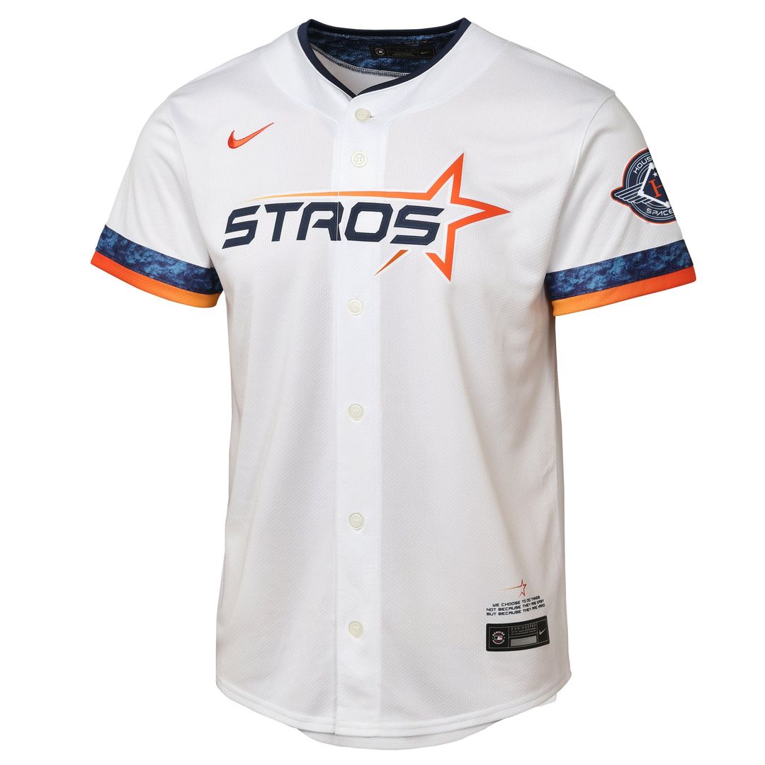 Houston Astros Nike Youth 2025 City Connect Limited Jersey - White | MLB Fan Gear