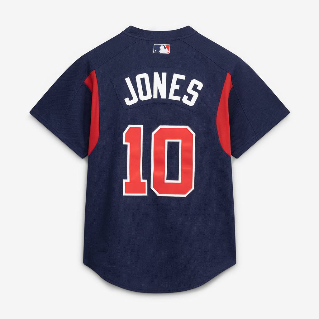 Chipper Jones Atlanta Braves Mitchell & Ness Authentic Batting Practice Jersey - Navy | MLB Fan Gear