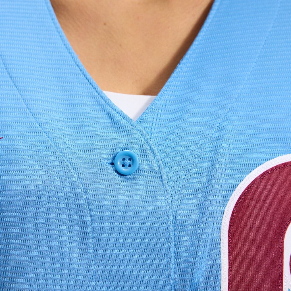 Ryan Howard Philadelphia Phillies Nike Women's Replica Jersey - Light Blue | MLB Fan Gear