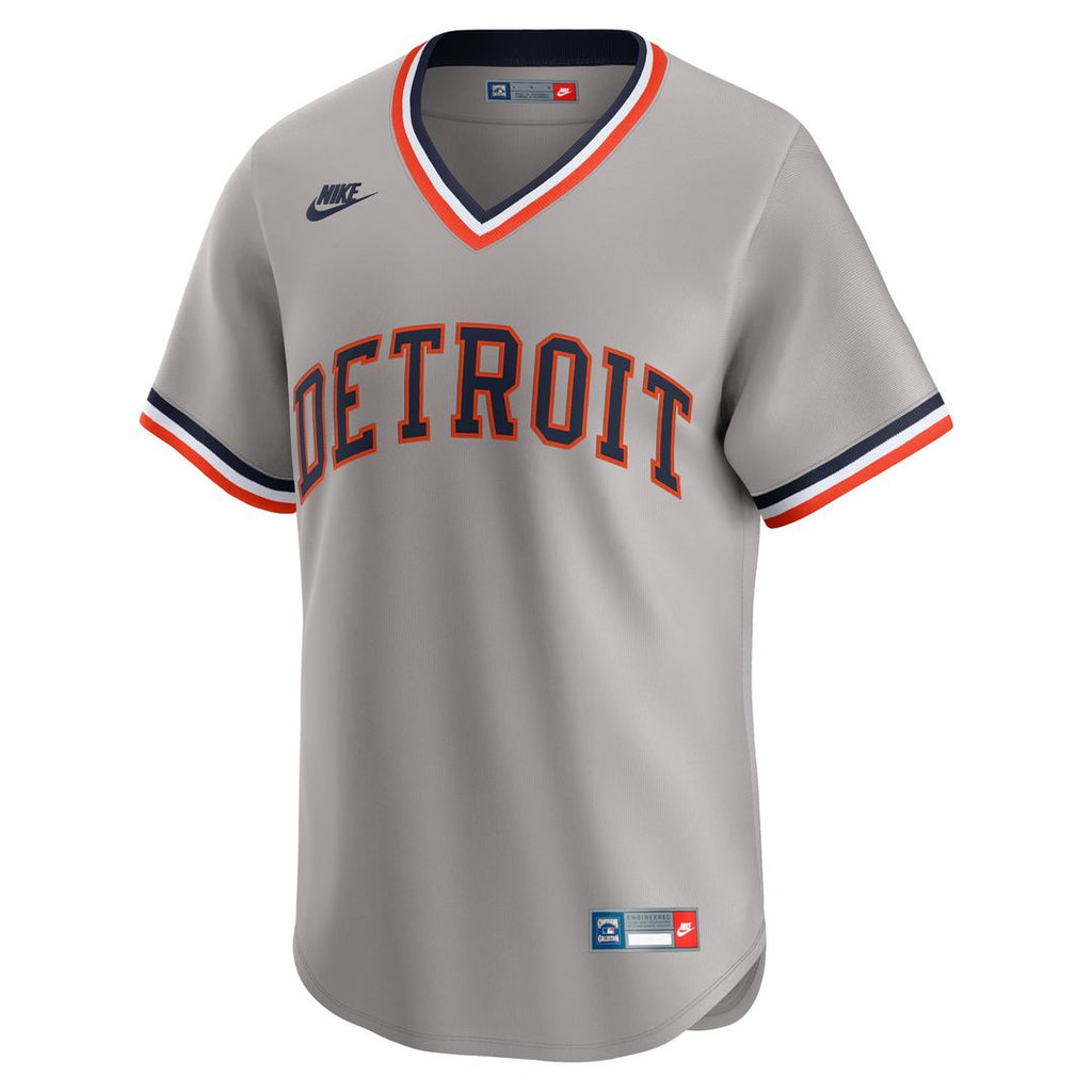 Detroit Tigers Nike Cooperstown Collection Limited Jersey - Gray | MLB Fan Gear