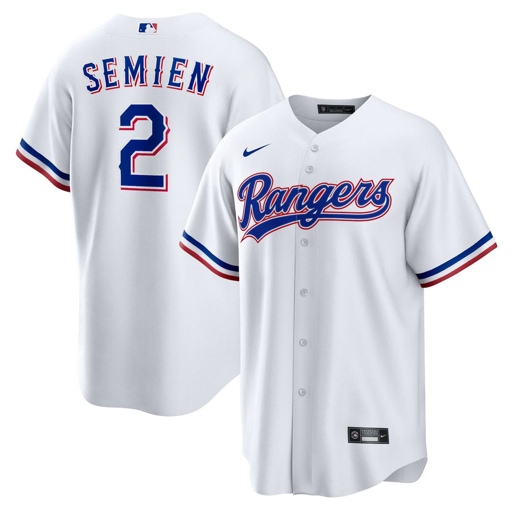 Marcus Semien Texas Rangers Nike Youth Home Replica Player Jersey - White | MLB Fan Gear