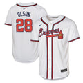 Matt Olson Atlanta Braves Nike Youth Home Limited Player Jersey - White | MLB Fan Gear