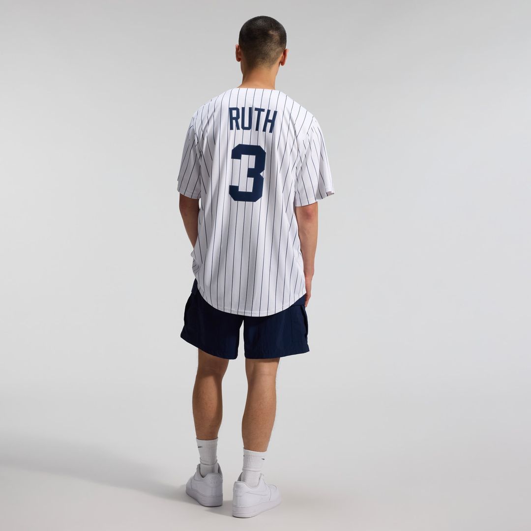 Babe Ruth New York Yankees Nike Throwback Cooperstown Collection Limited Jersey - White | MLB Fan Gear