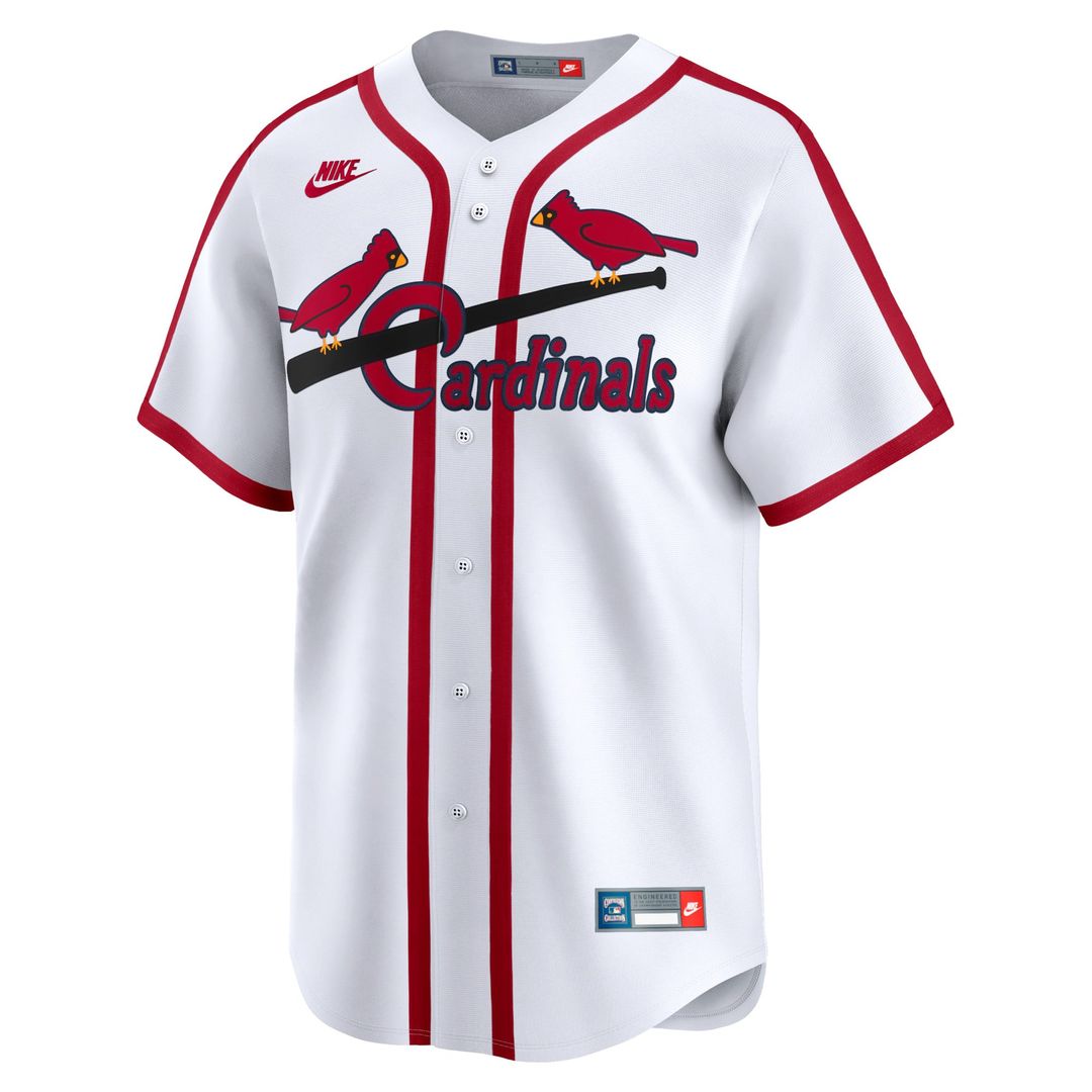 St. Louis Cardinals Nike Cooperstown Collection Limited Jersey - White | MLB Fan Gear