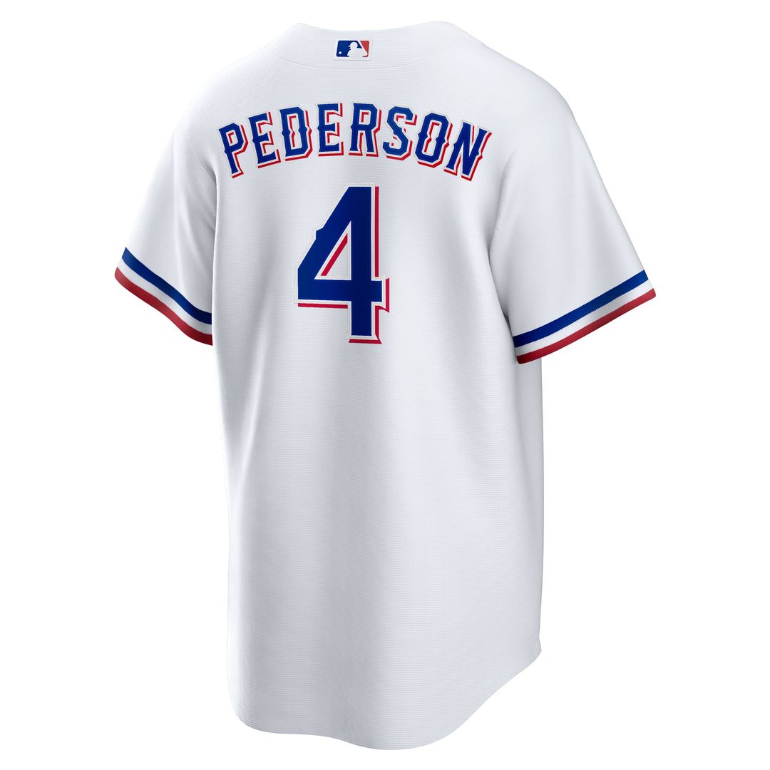 Joc Pederson Texas Rangers Nike Home Replica Jersey - White | MLB Fan Gear