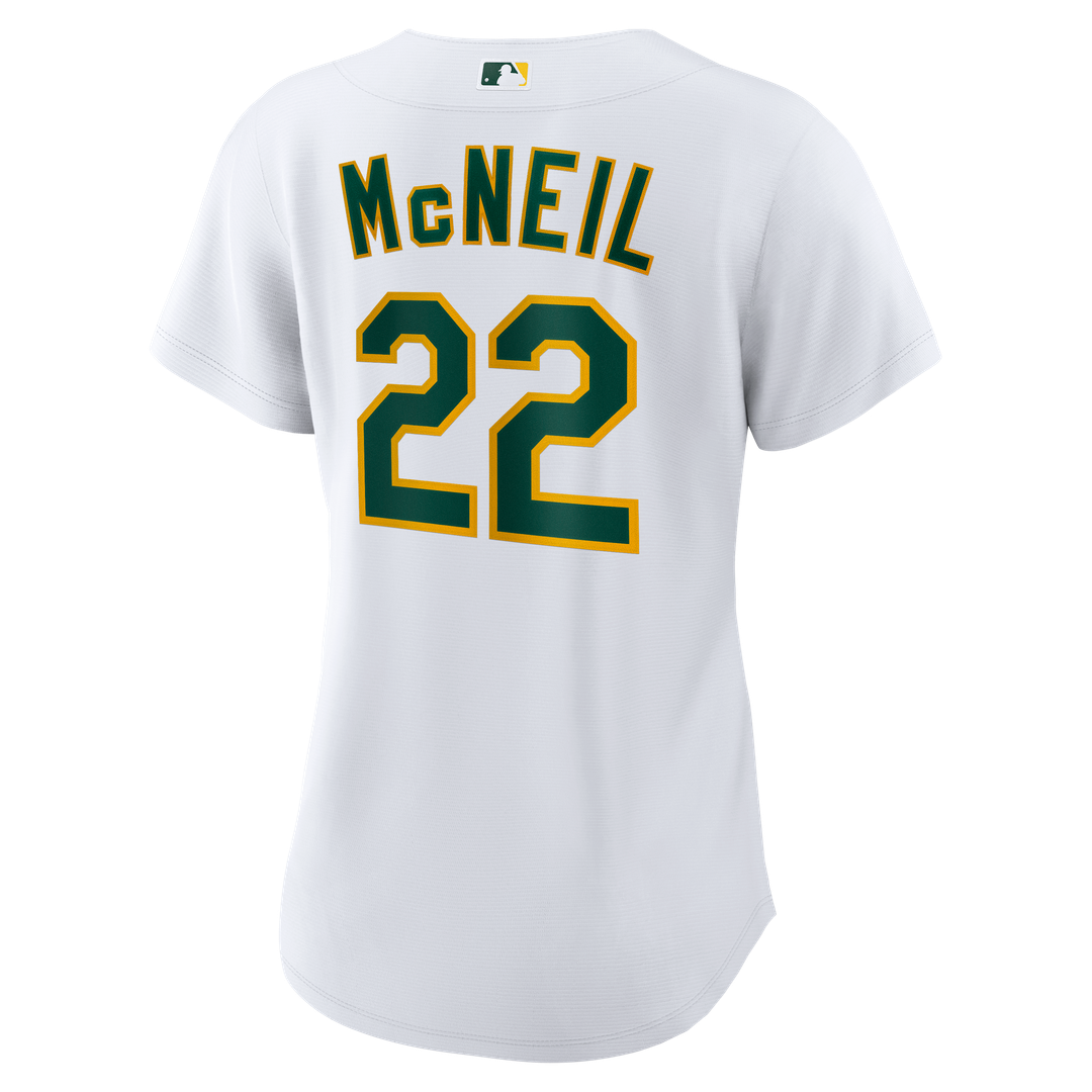 Jeff McNeil Athletics Nike Women's Home Replica Jersey - White | MLB Fan Gear