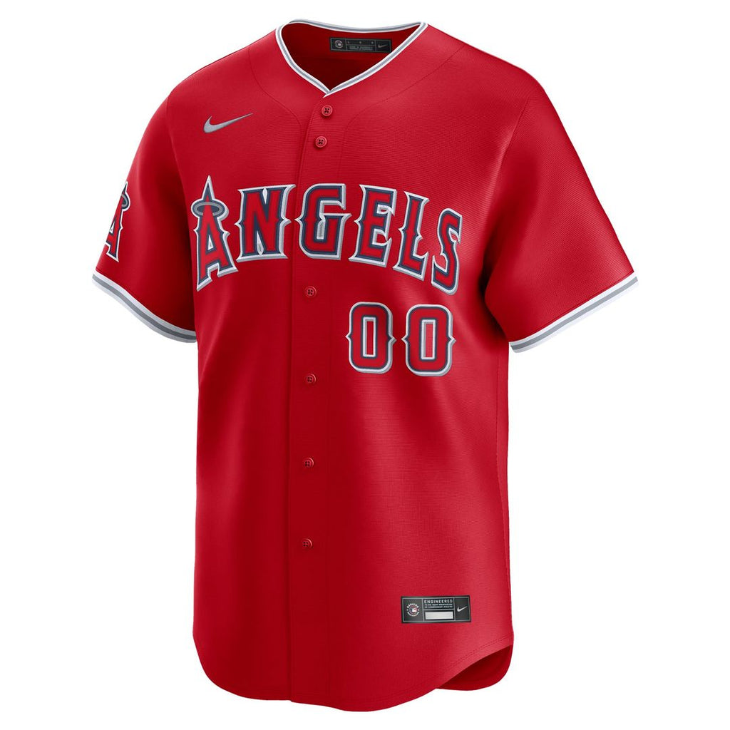 Los Angeles Angels Nike Alternate Limited Custom Jersey - Red | MLB Fan Gear
