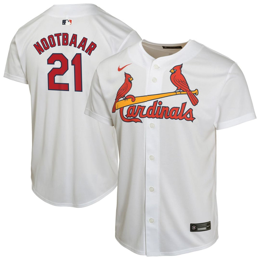 Lars Nootbaar St. Louis Cardinals Nike Youth Home Game Player Jersey - White | MLB Fan Gear