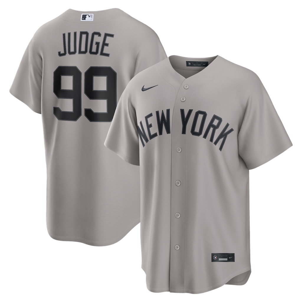 Aaron Judge New York Yankees Nike Road Replica Jersey - Gray | MLB Fan Gear