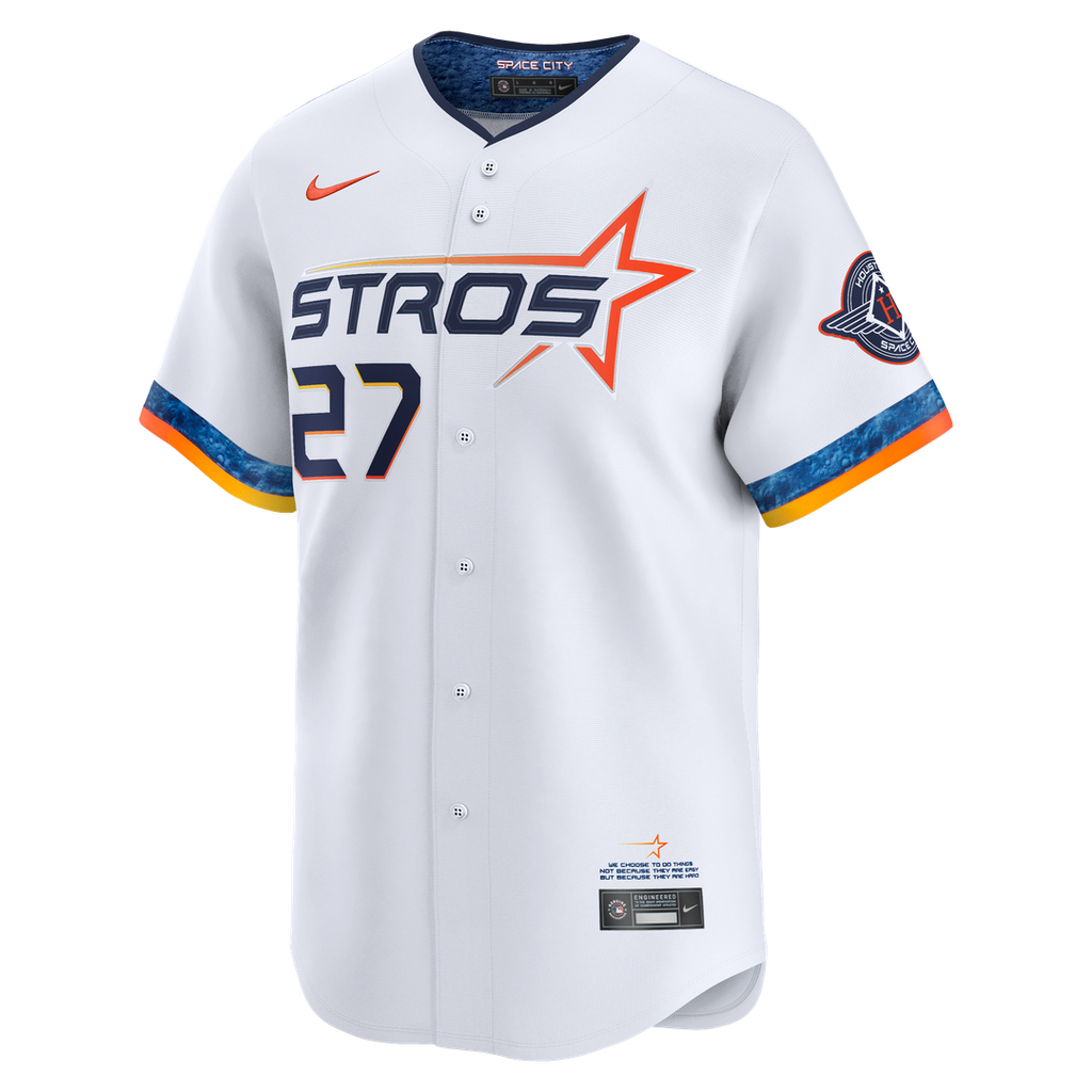 Jose Altuve Houston Astros Nike 2025 City Connect Limited Player Jersey - White | MLB Fan Gear