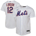 Francisco Lindor New York Mets Nike Youth Home Replica Player Jersey - White | MLB Fan Gear