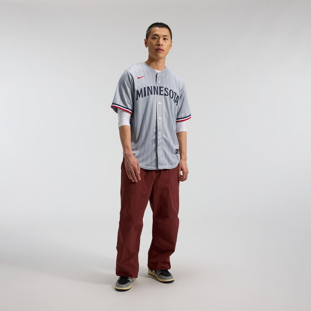 Minnesota Twins Nike Road Replica Team Jersey - Gray | MLB Fan Gear