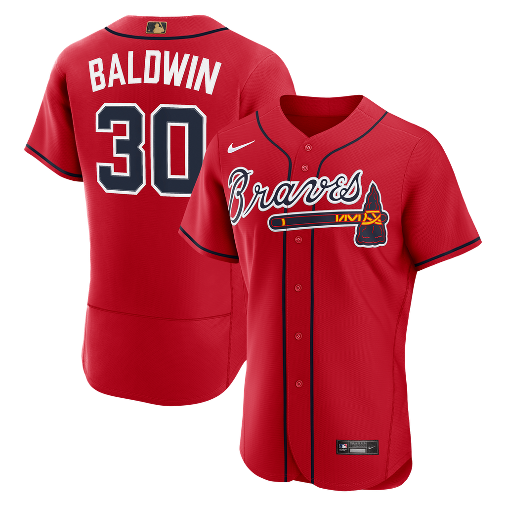 Drake Baldwin Atlanta Braves Nike MLB Awards Authentic Jersey - Red | Fan Gear