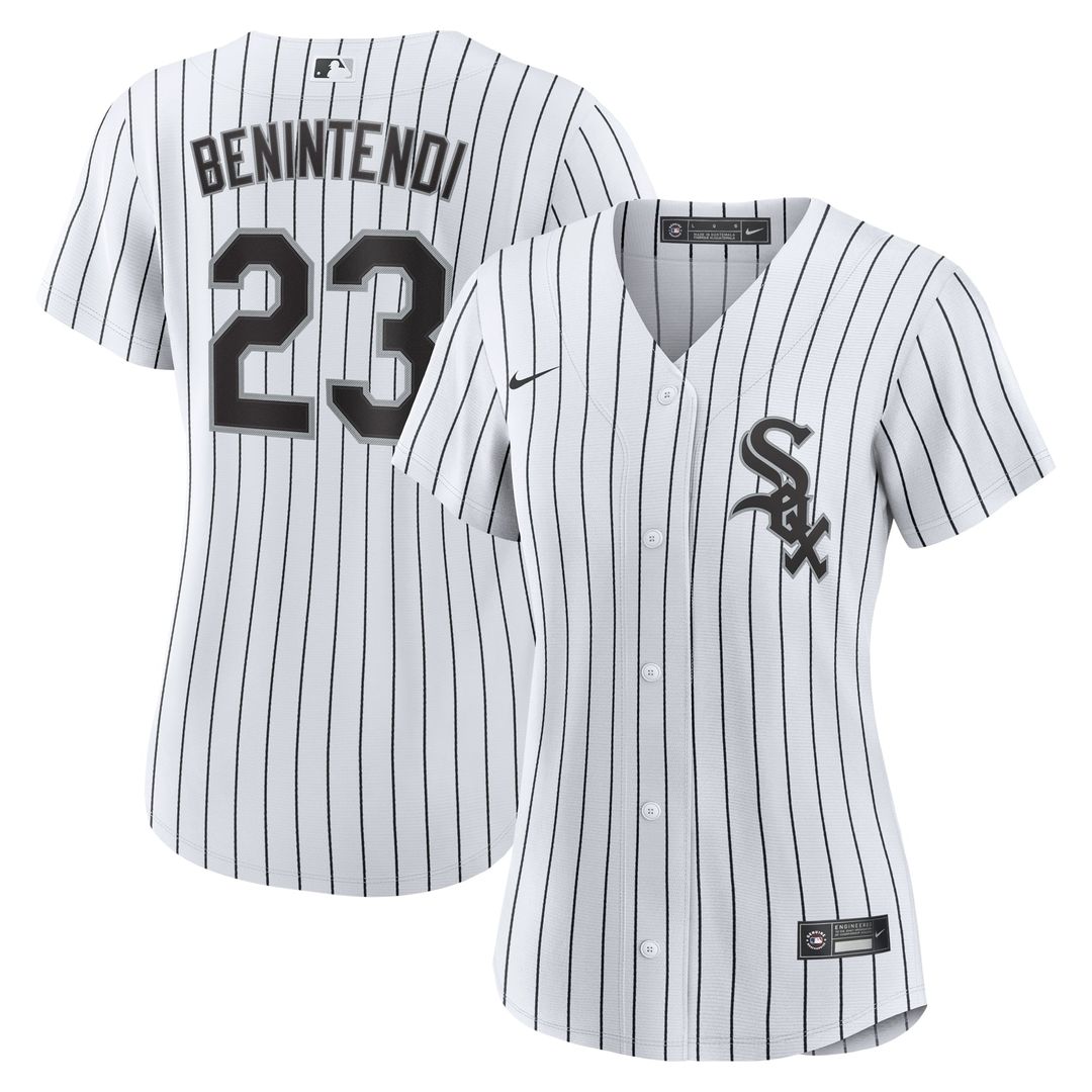 Andrew Benintendi Chicago White Sox Nike Women's Home Official Player Jersey - White/ Black | MLB Fan Gear