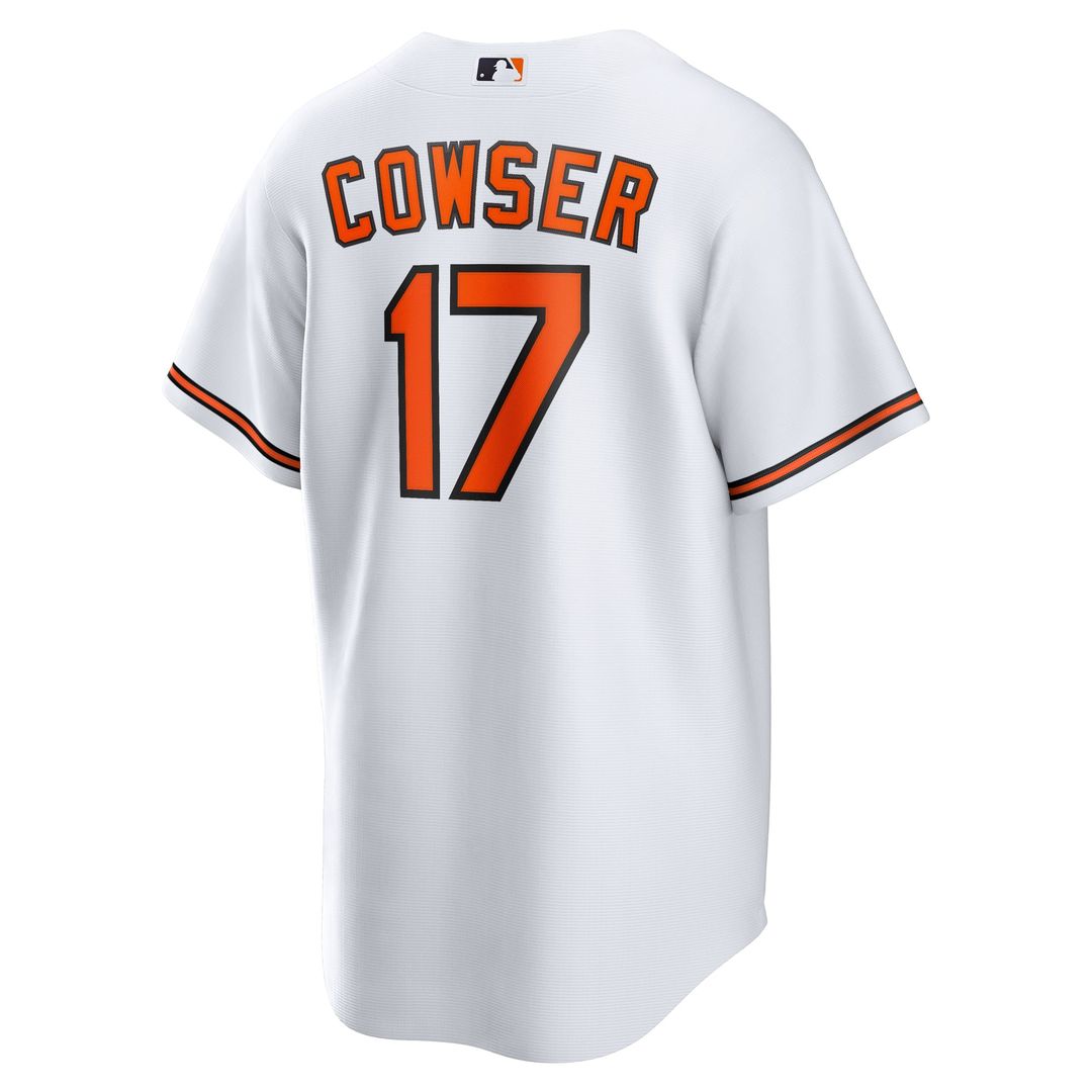 Colton Cowser Baltimore Orioles Nike Home Replica Jersey - White | MLB Fan Gear