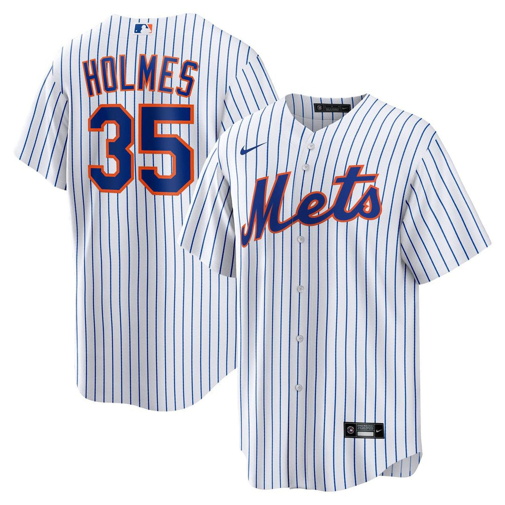 Clay Holmes New York Mets Nike Home Replica Jersey - White | MLB Fan Gear
