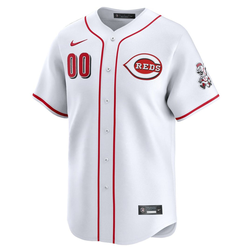 Cincinnati Reds Nike Home Limited Custom Jersey - White | MLB Fan Gear
