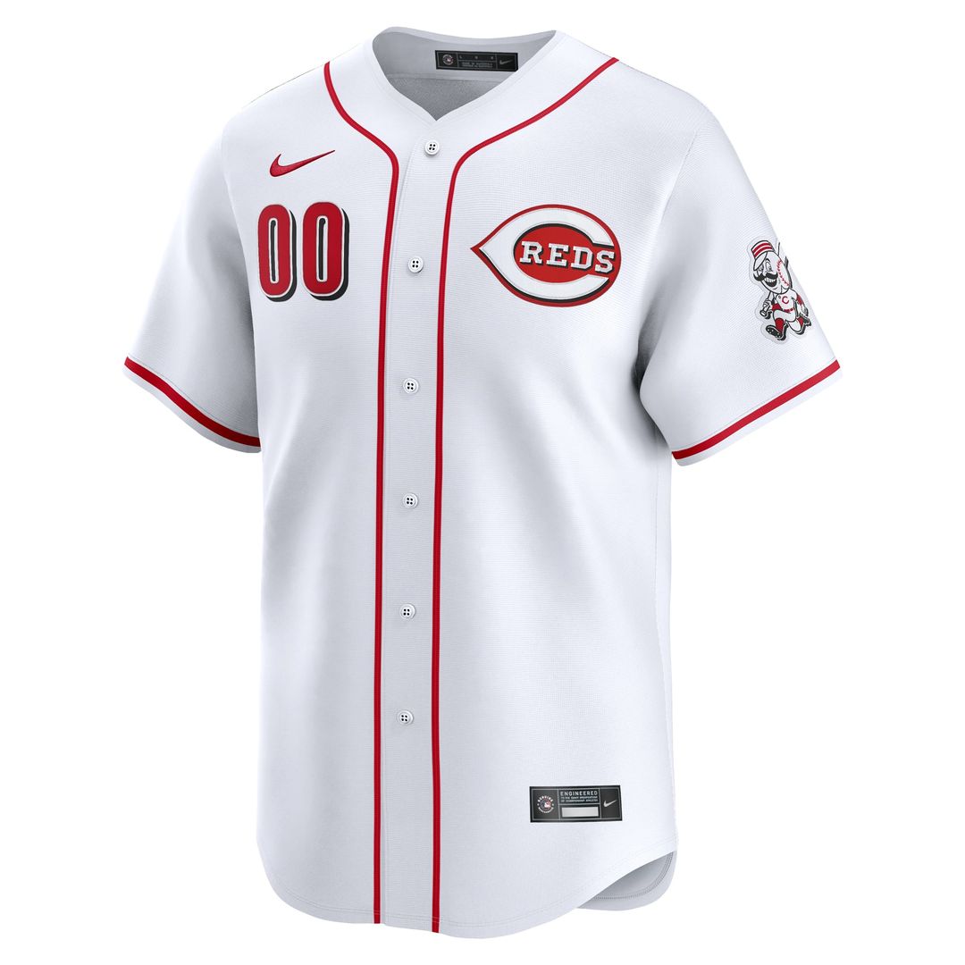 Cincinnati Reds Nike Home Limited Custom Jersey - White | MLB Fan Gear