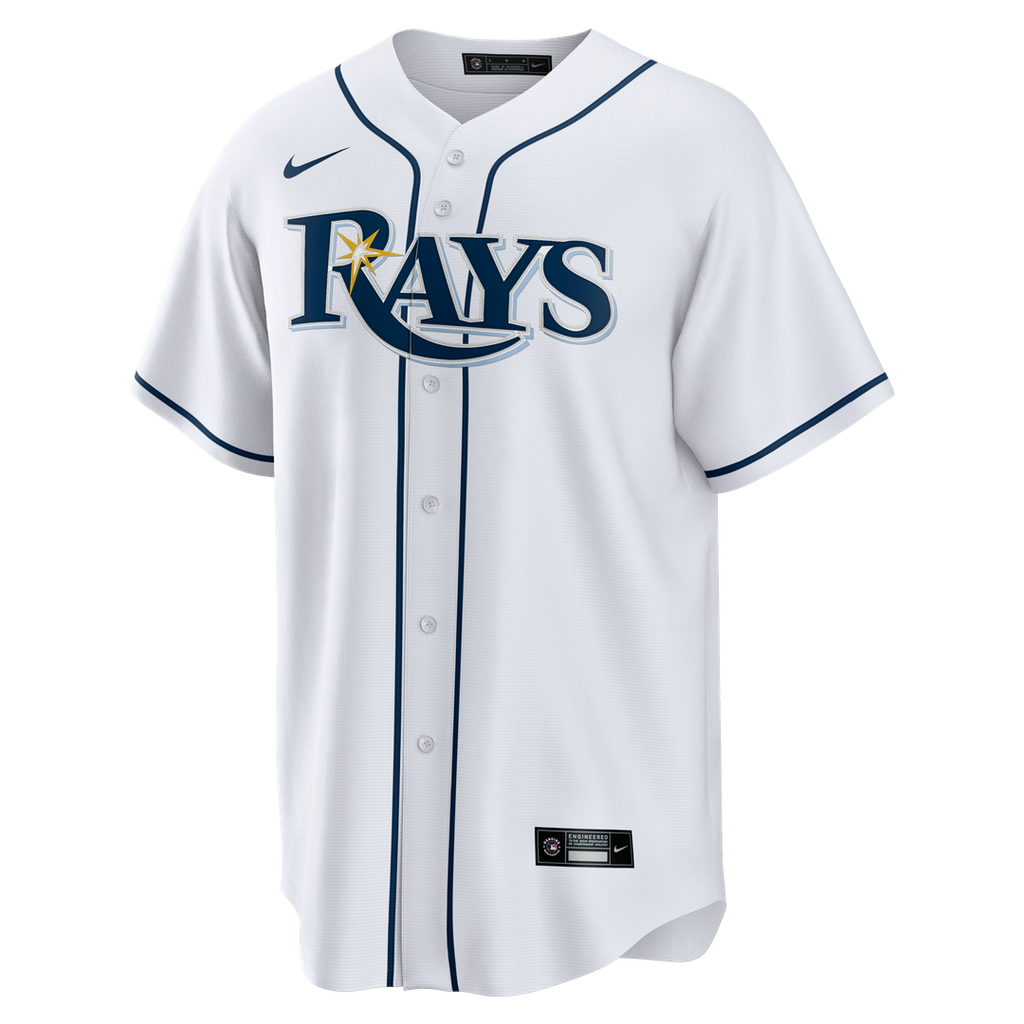 Tampa Bay Rays Nike Home Big & Tall Replica Jersey - White | MLB Fan Gear