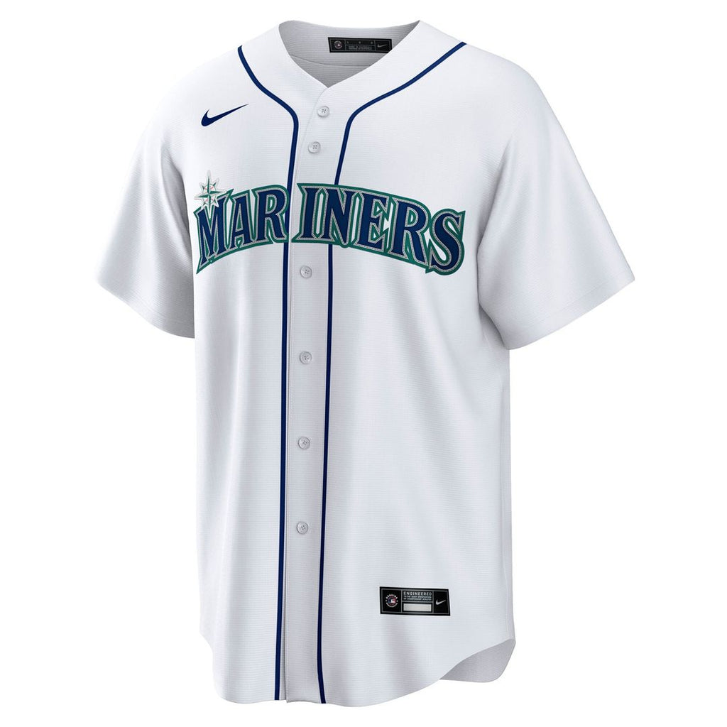 Cal Raleigh Seattle Mariners Nike Home Replica Player Jersey - White | MLB Fan Gear