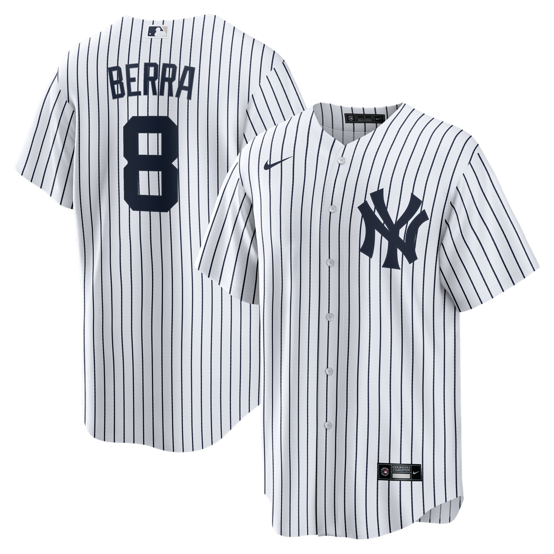 Yogi Berra New York Yankees Nike Home Retired Player Replica Jersey - White | MLB Fan Gear