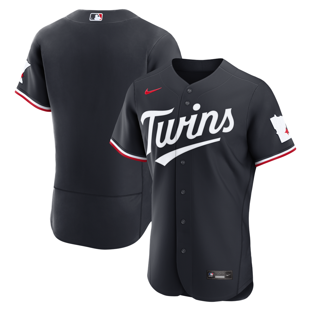 Minnesota Twins Nike Alternate Authentic Jersey - Navy | MLB Fan Gear