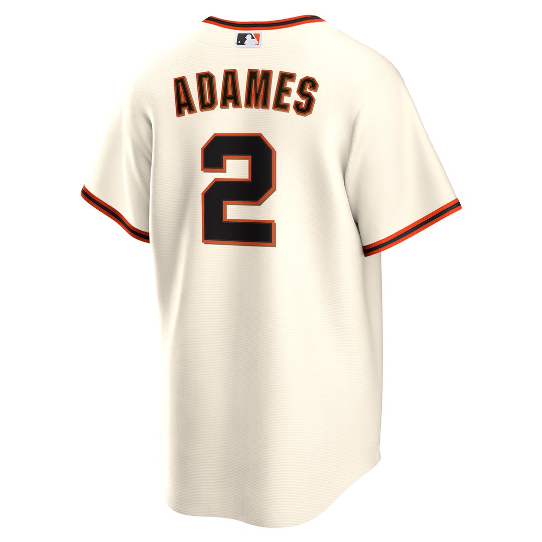 Willy Adames San Francisco Giants Nike Home Replica Jersey - Cream | MLB Fan Gear