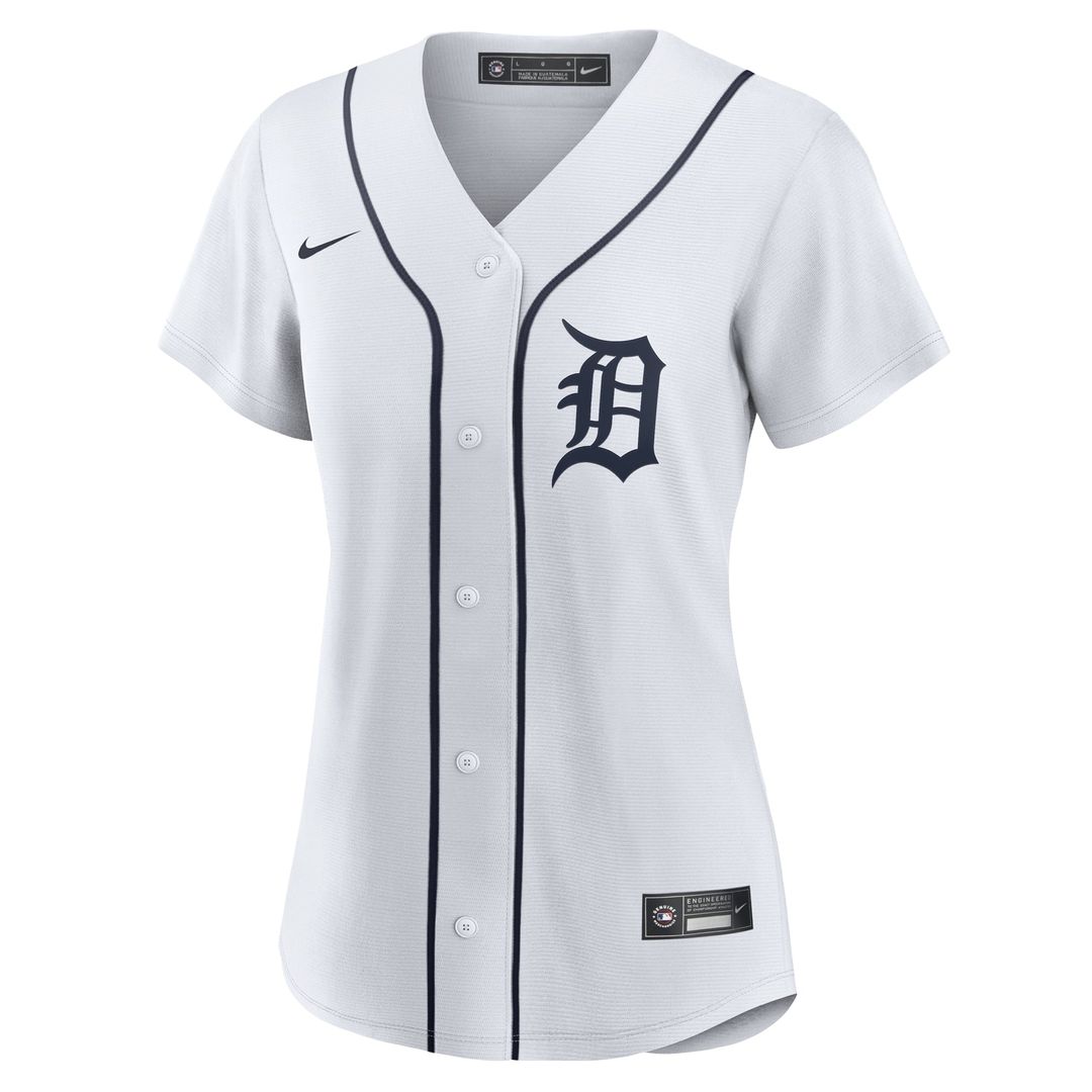 Parker Meadows Detroit Tigers Nike Women's Home Replica Jersey - White | MLB Fan Gear