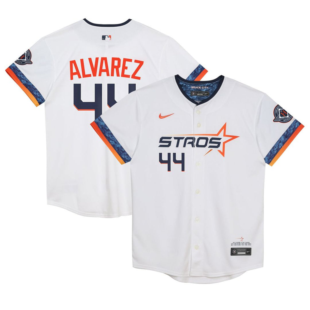 Yordan Alvarez Houston Astros Nike Preschool 2025 City Connect Limited Player Jersey - White | MLB Fan Gear